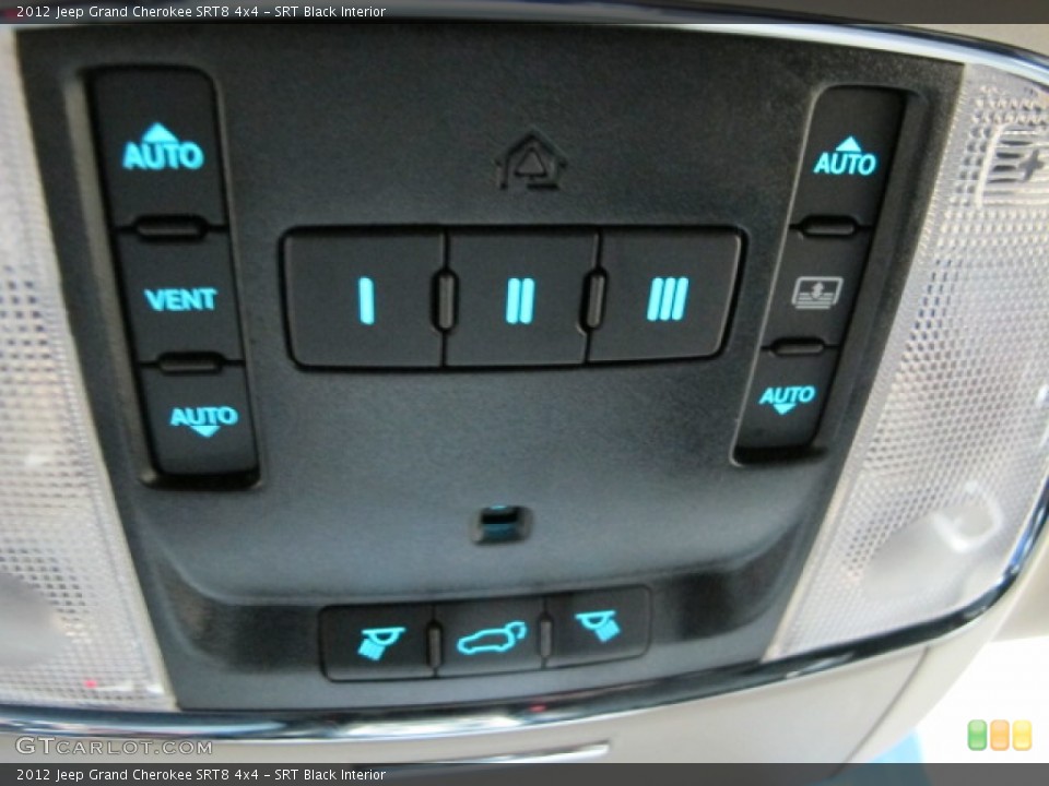 SRT Black Interior Controls for the 2012 Jeep Grand Cherokee SRT8 4x4 #86371255