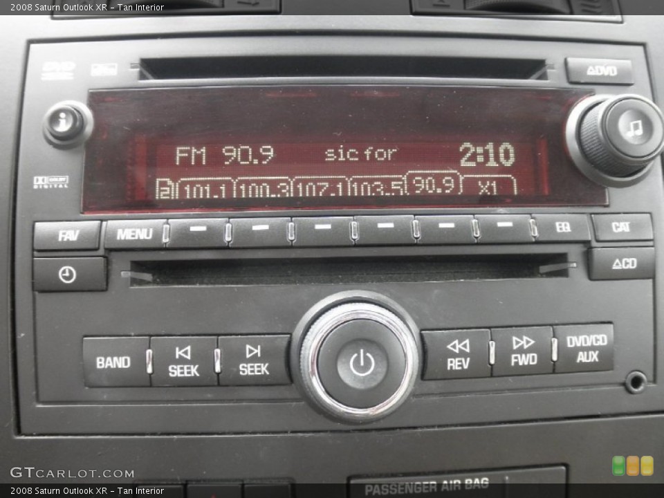 Tan Interior Audio System for the 2008 Saturn Outlook XR #86371293