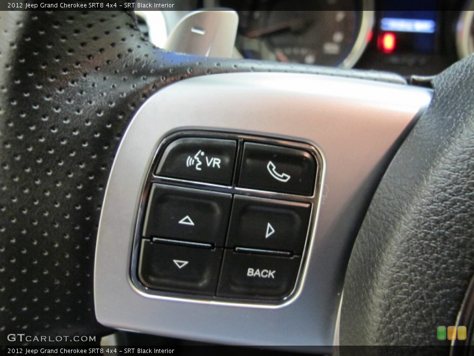 SRT Black Interior Controls for the 2012 Jeep Grand Cherokee SRT8 4x4 #86371308