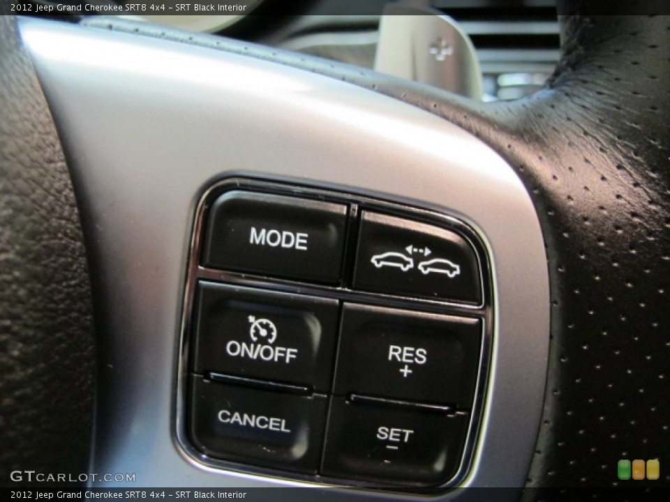 SRT Black Interior Controls for the 2012 Jeep Grand Cherokee SRT8 4x4 #86371335