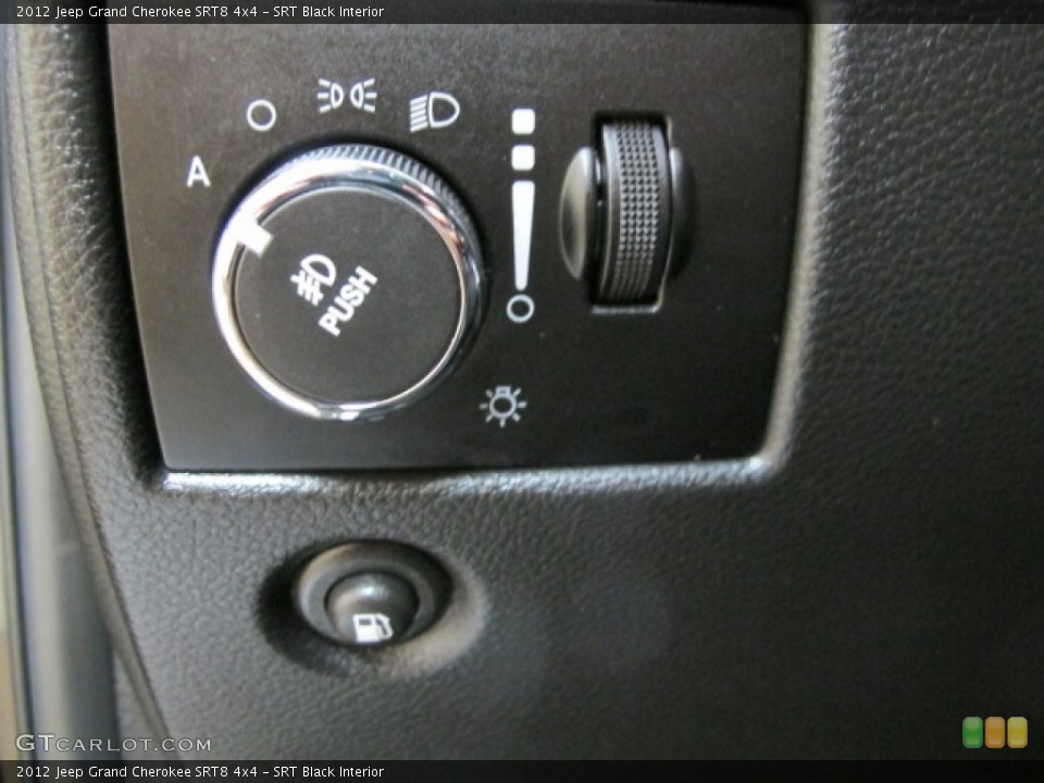 SRT Black Interior Controls for the 2012 Jeep Grand Cherokee SRT8 4x4 #86371359