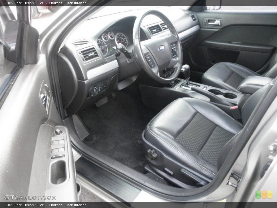 Charcoal Black 2009 Ford Fusion Interiors