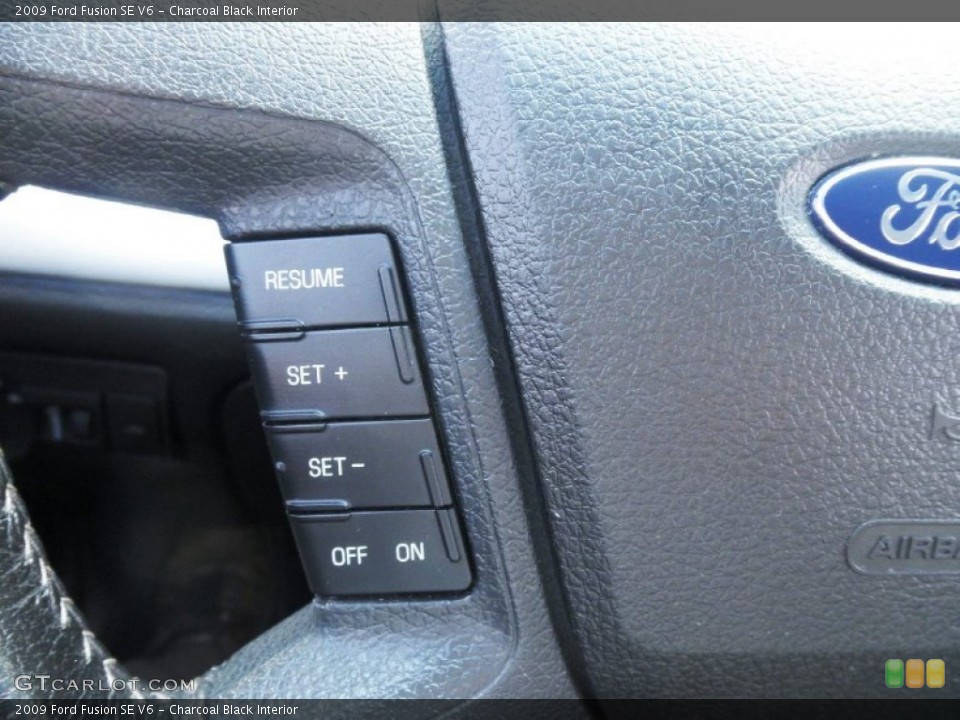 Charcoal Black Interior Controls for the 2009 Ford Fusion SE V6 #86372307