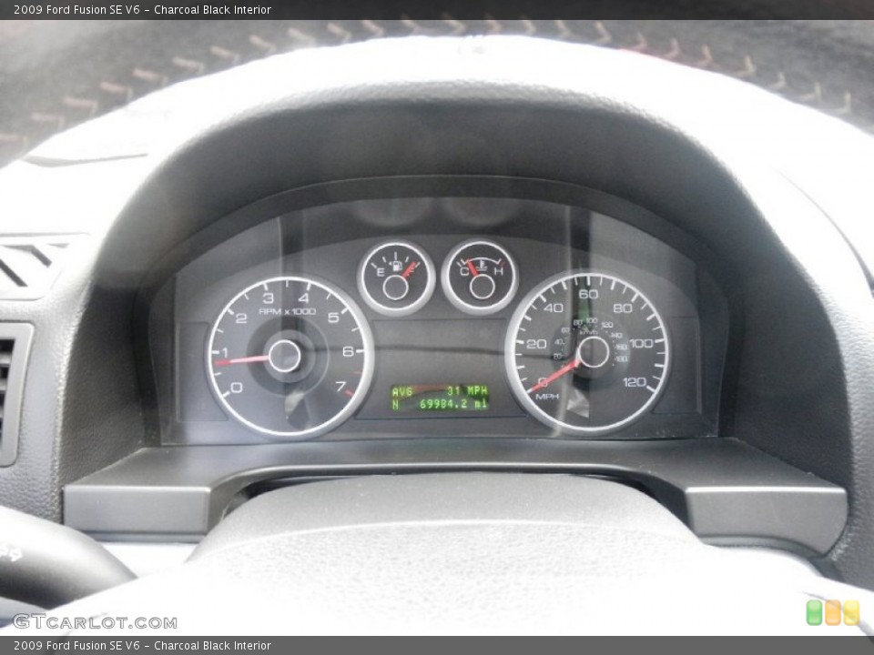 Charcoal Black Interior Gauges for the 2009 Ford Fusion SE V6 #86372334
