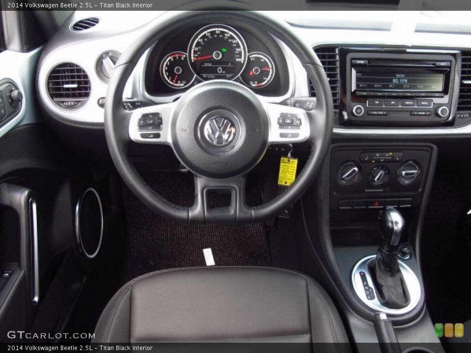 Titan Black Interior Dashboard for the 2014 Volkswagen Beetle 2.5L #86374819