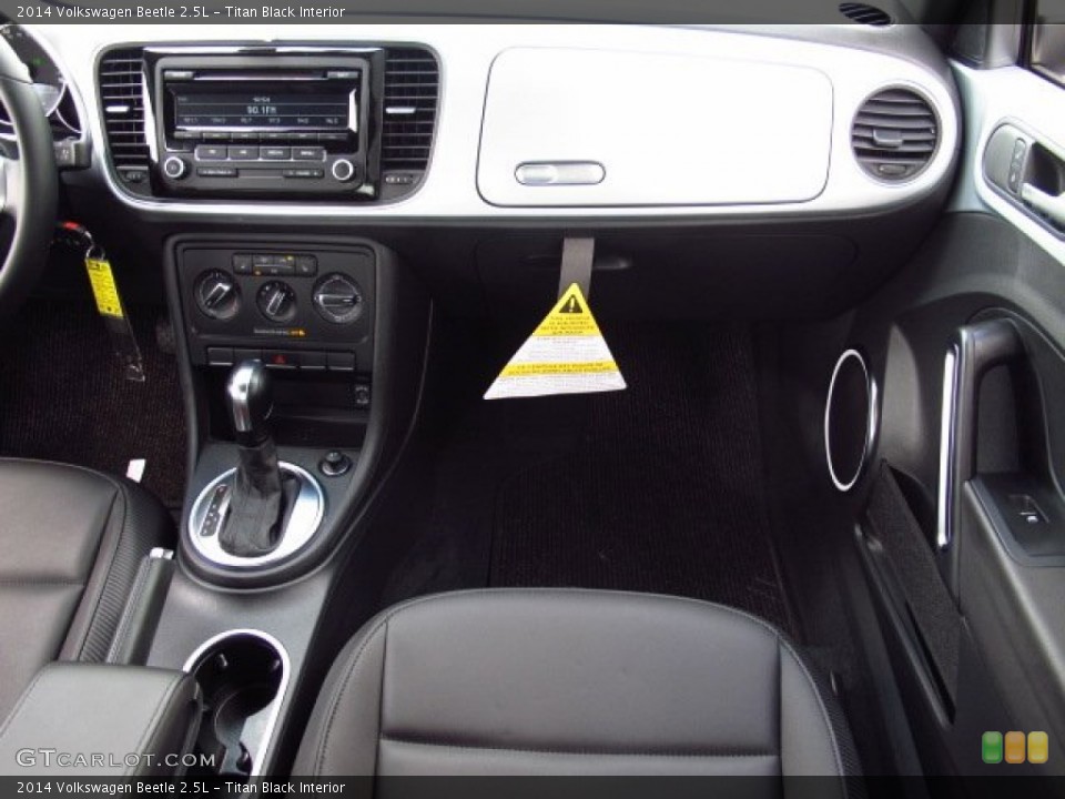 Titan Black Interior Dashboard for the 2014 Volkswagen Beetle 2.5L #86374842