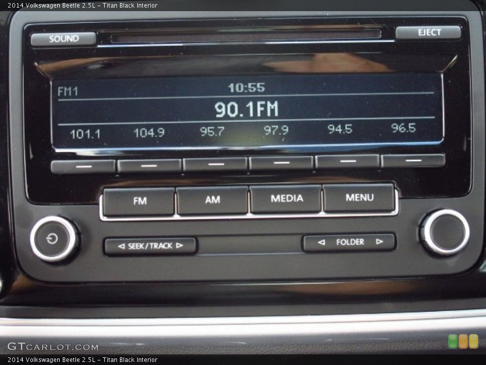 Titan Black Interior Audio System for the 2014 Volkswagen Beetle 2.5L #86374977
