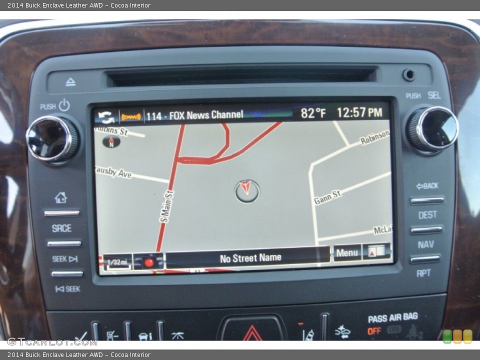 Cocoa Interior Navigation for the 2014 Buick Enclave Leather AWD #86376431