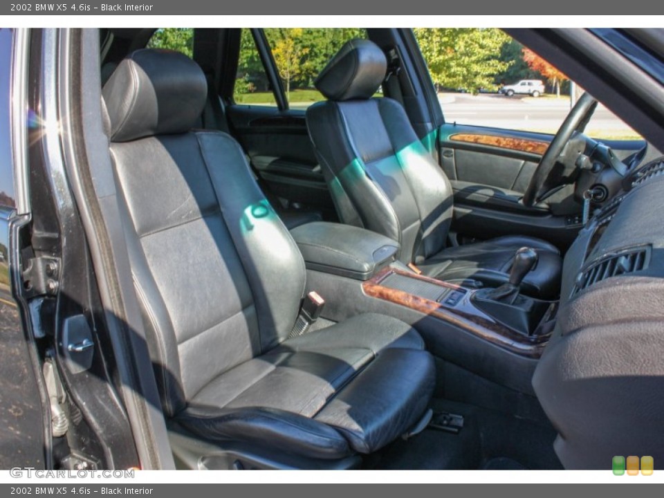 Black Interior Front Seat for the 2002 BMW X5 4.6is #86377194