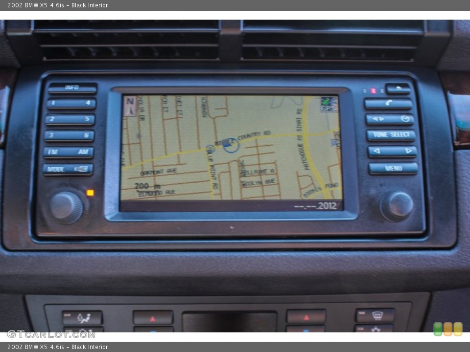 Black Interior Navigation for the 2002 BMW X5 4.6is #86377326