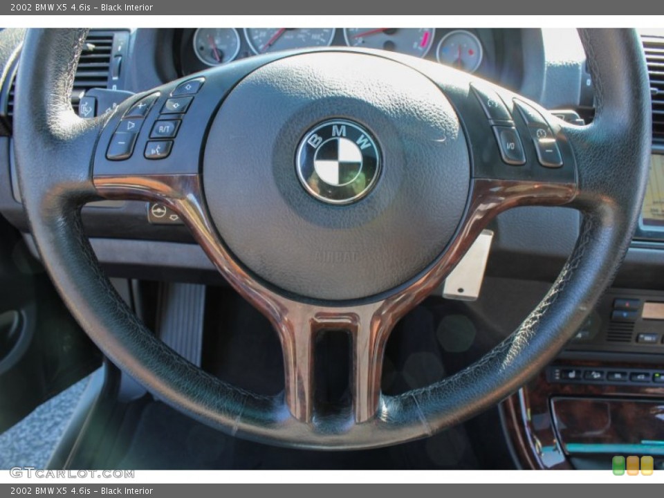 Black Interior Steering Wheel for the 2002 BMW X5 4.6is #86377374