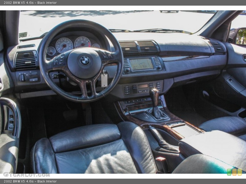 Black 2002 BMW X5 Interiors