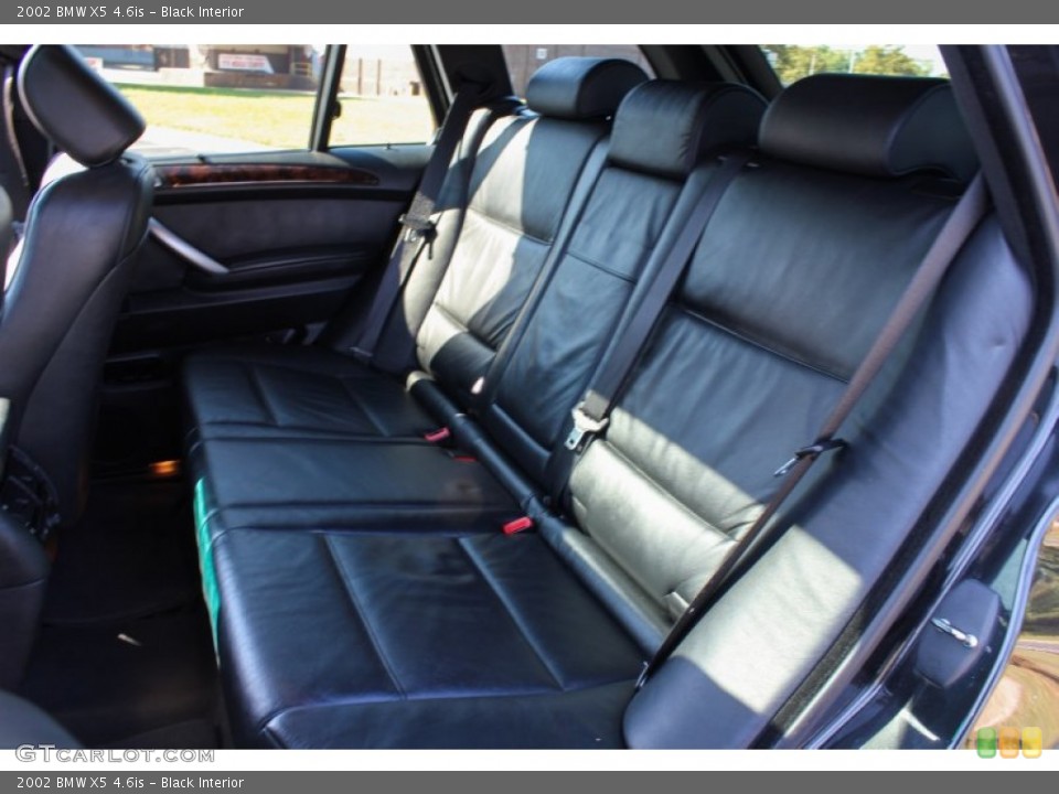 Black Interior Rear Seat for the 2002 BMW X5 4.6is #86377422