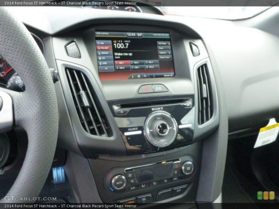 ST Charcoal Black Recaro Sport Seats Interior Controls for the 2014 Ford Focus ST Hatchback #86378730