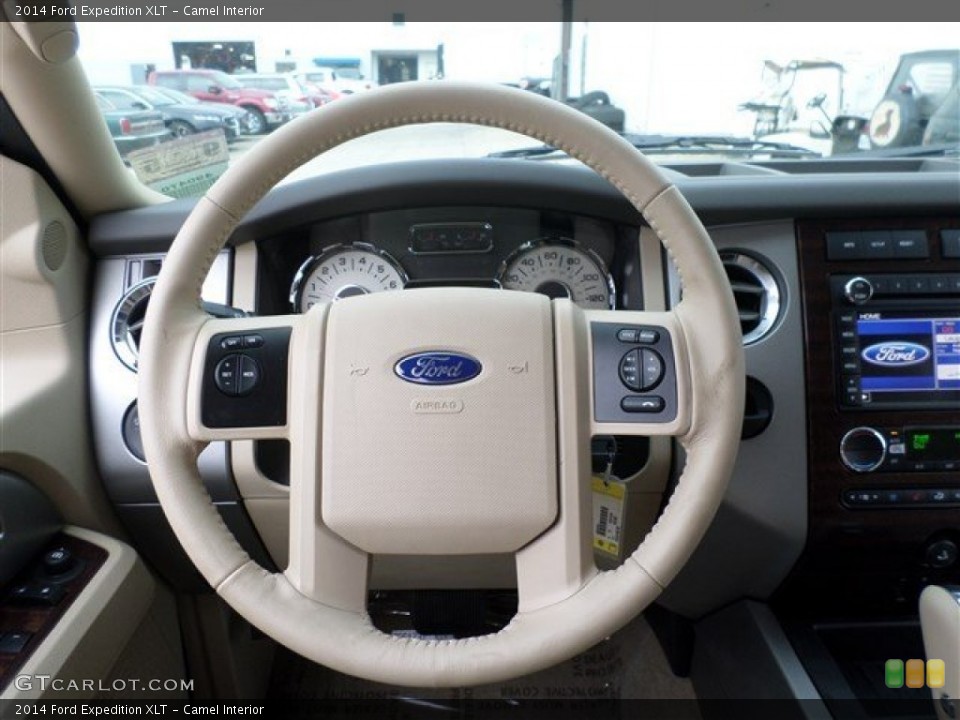 Camel Interior Steering Wheel for the 2014 Ford Expedition XLT #86378838