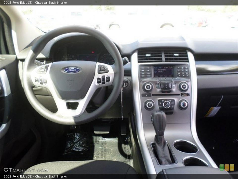 Charcoal Black Interior Dashboard for the 2013 Ford Edge SE #86381394