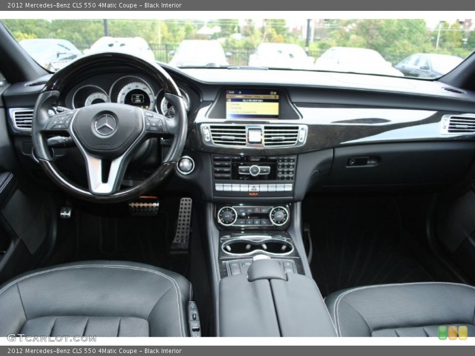 Black Interior Dashboard for the 2012 Mercedes-Benz CLS 550 4Matic Coupe #86382477