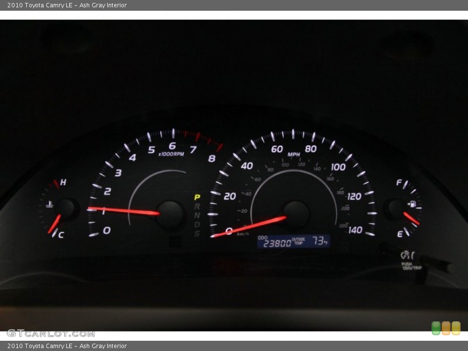 Ash Gray Interior Gauges for the 2010 Toyota Camry LE #86383422