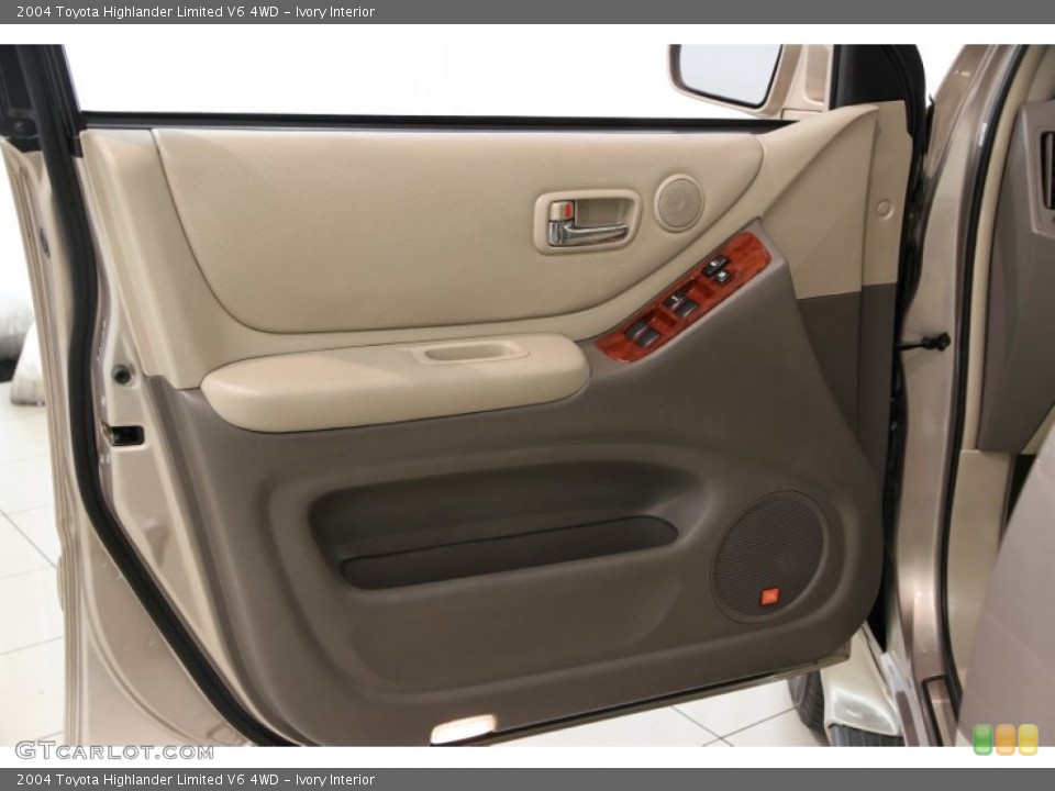 Ivory Interior Door Panel for the 2004 Toyota Highlander Limited V6 4WD #86384257