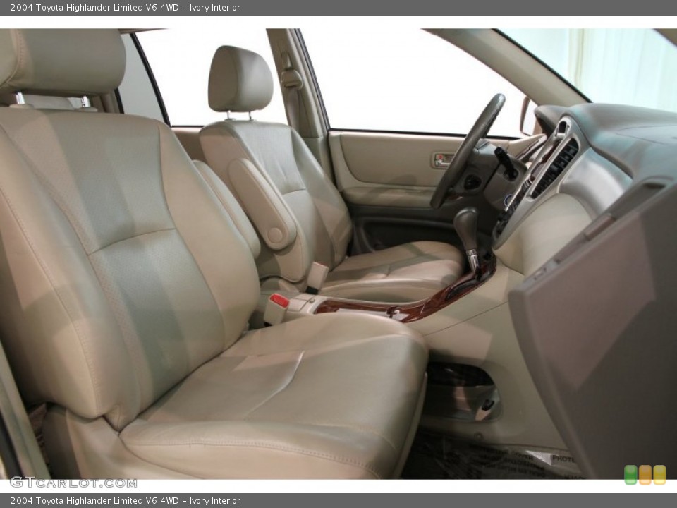 Ivory Interior Front Seat for the 2004 Toyota Highlander Limited V6 4WD #86384791