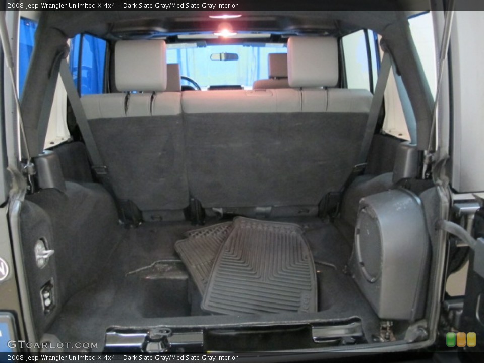 Dark Slate Gray/Med Slate Gray Interior Trunk for the 2008 Jeep Wrangler Unlimited X 4x4 #86385261