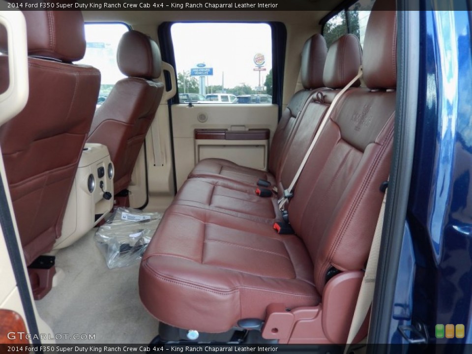 King Ranch Chaparral Leather Interior Rear Seat for the 2014 Ford F350 Super Duty King Ranch Crew Cab 4x4 #86385321