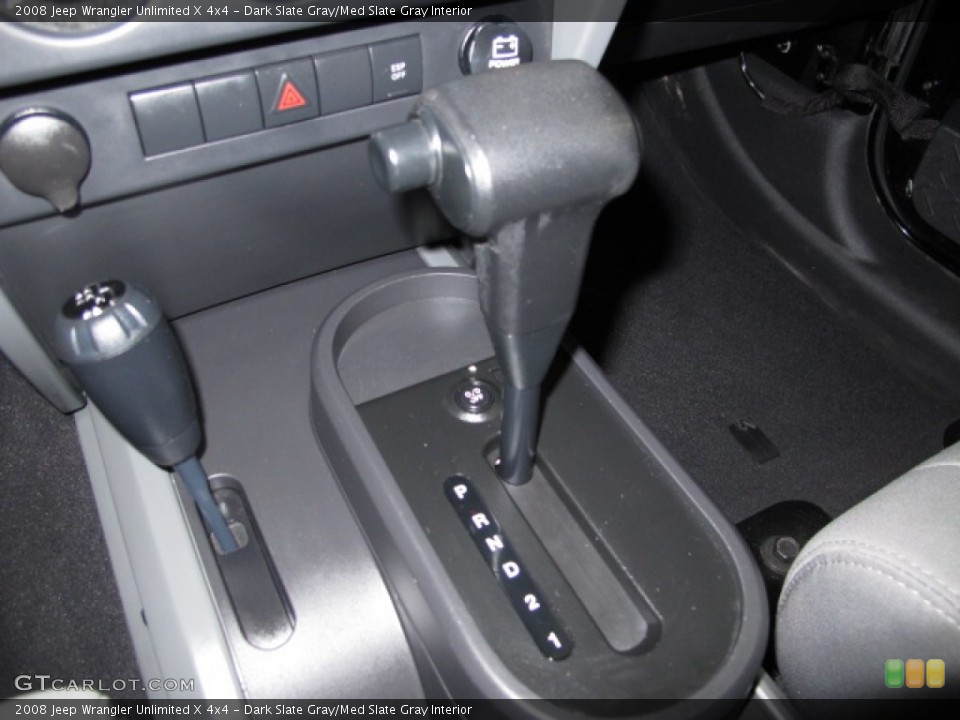 Dark Slate Gray/Med Slate Gray Interior Transmission for the 2008 Jeep Wrangler Unlimited X 4x4 #86385675