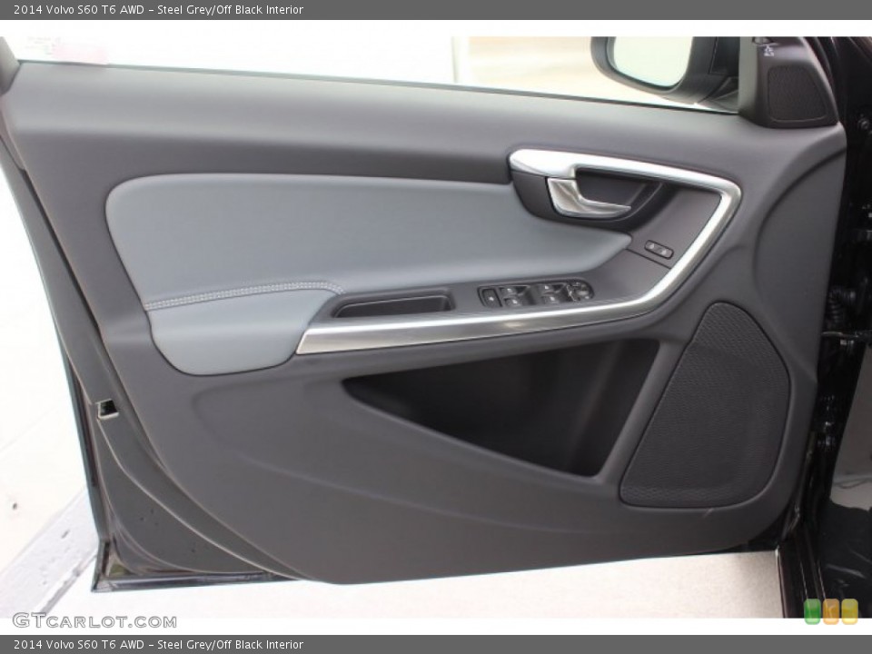 Steel Grey/Off Black Interior Door Panel for the 2014 Volvo S60 T6 AWD #86385732