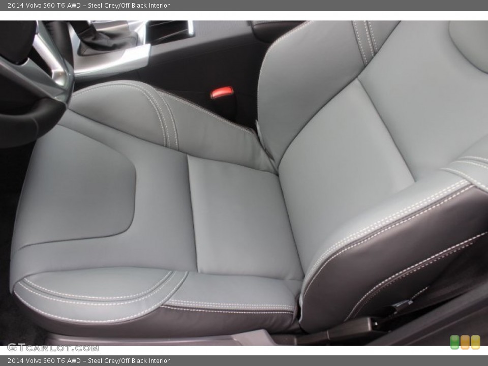 Steel Grey/Off Black 2014 Volvo S60 Interiors