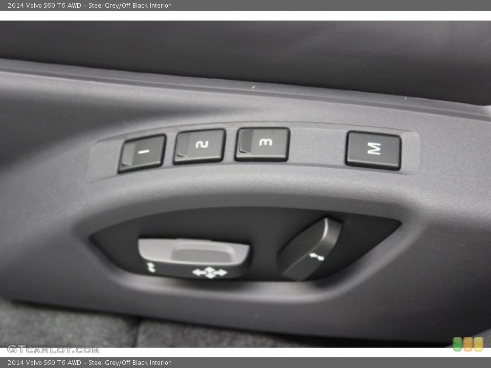 Steel Grey/Off Black Interior Controls for the 2014 Volvo S60 T6 AWD #86385792