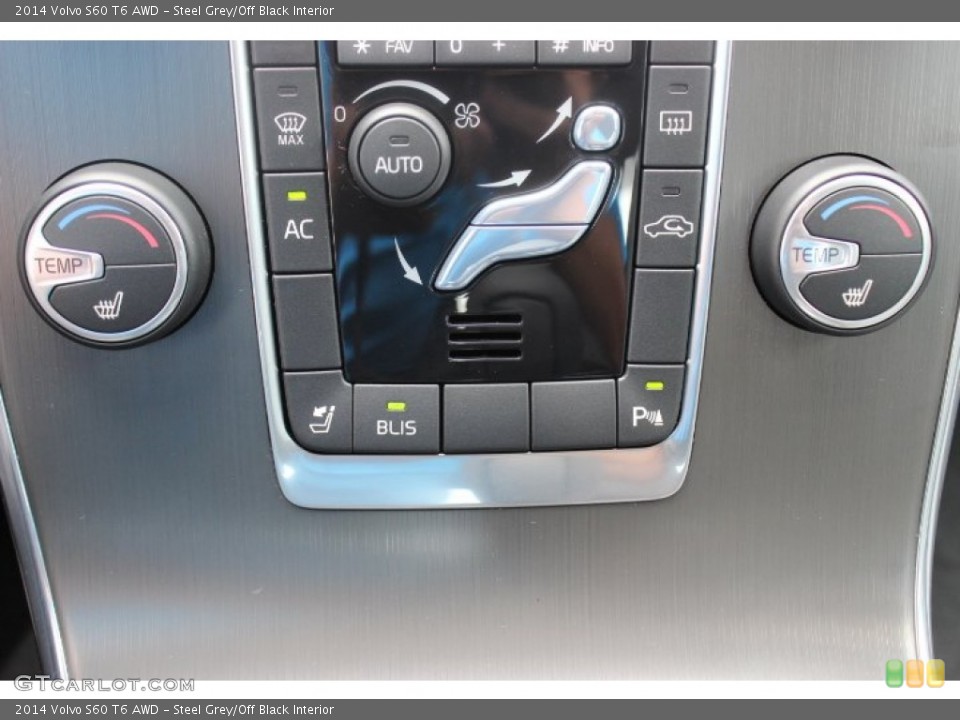 Steel Grey/Off Black Interior Controls for the 2014 Volvo S60 T6 AWD #86385966