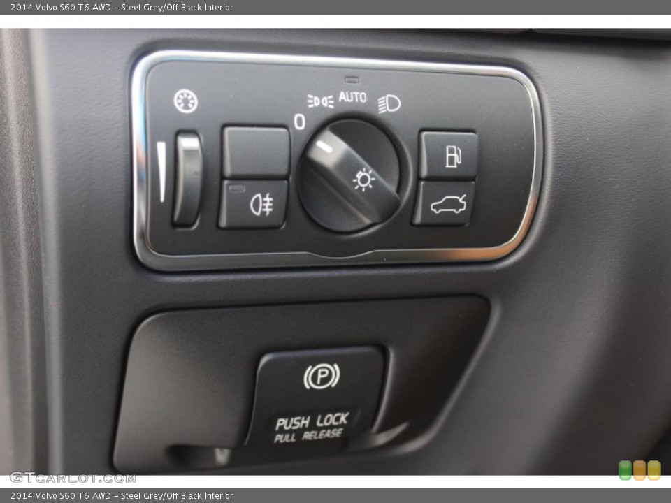 Steel Grey/Off Black Interior Controls for the 2014 Volvo S60 T6 AWD #86386008