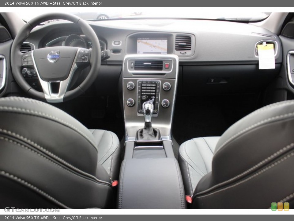 Steel Grey/Off Black Interior Dashboard for the 2014 Volvo S60 T6 AWD #86386140