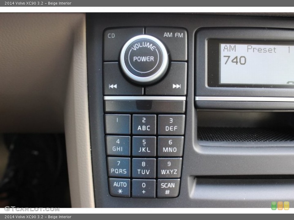 Beige Interior Controls for the 2014 Volvo XC90 3.2 #86386743