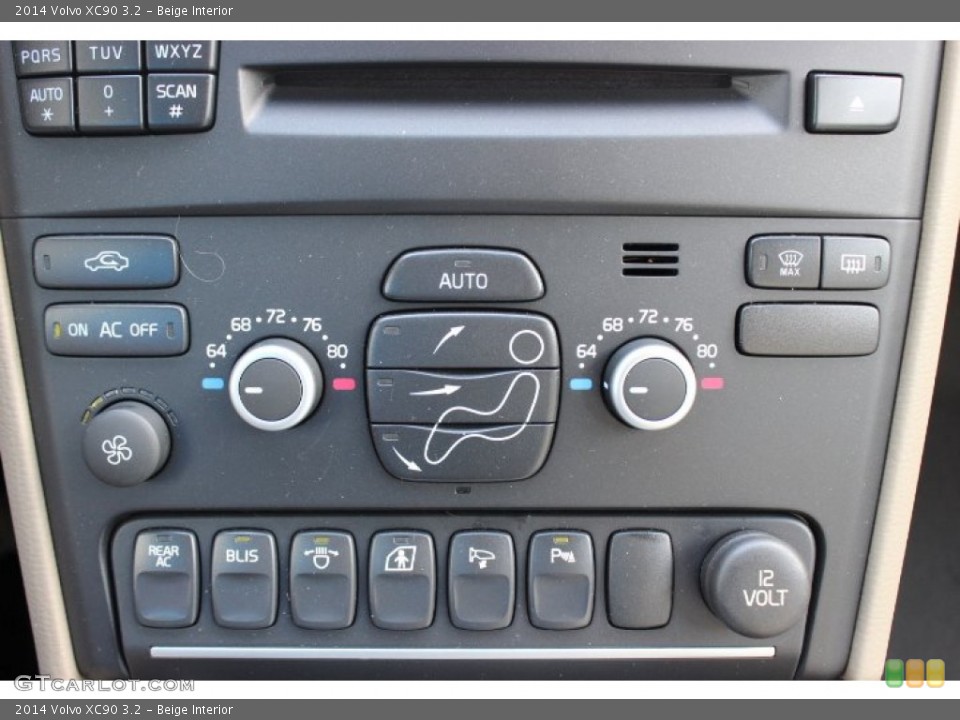 Beige Interior Controls for the 2014 Volvo XC90 3.2 #86386794