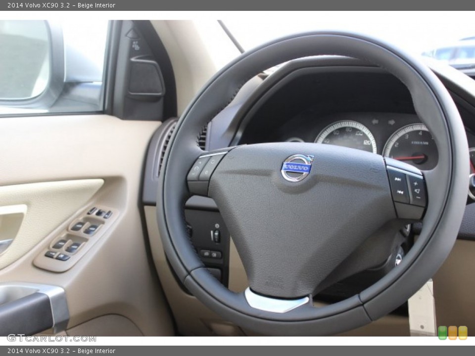 Beige Interior Steering Wheel for the 2014 Volvo XC90 3.2 #86386950