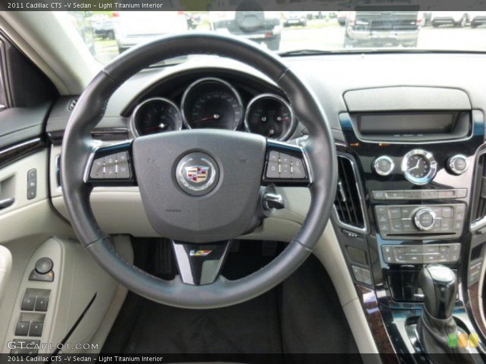 Light Titanium Interior Steering Wheel for the 2011 Cadillac CTS -V Sedan #86388114