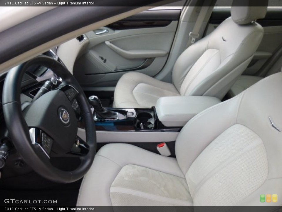Light Titanium Interior Front Seat for the 2011 Cadillac CTS -V Sedan #86388141