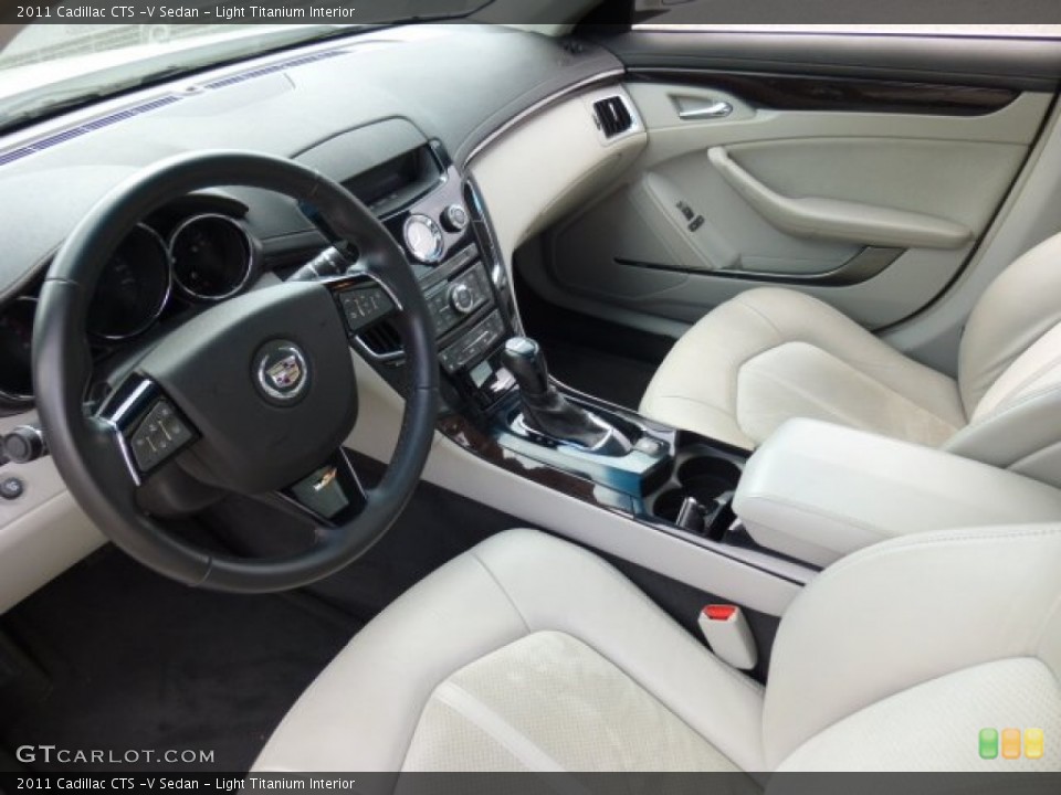 Light Titanium Interior Prime Interior for the 2011 Cadillac CTS -V Sedan #86388165