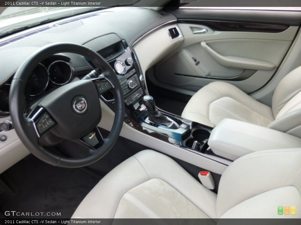 Light Titanium 2011 Cadillac CTS Interiors