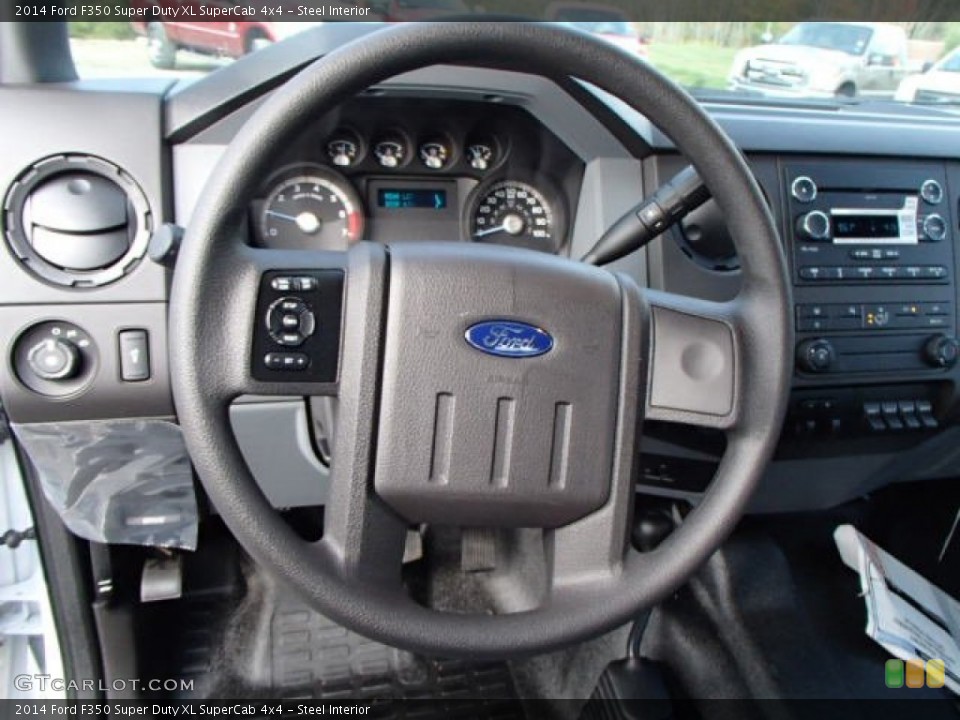 Steel Interior Steering Wheel for the 2014 Ford F350 Super Duty XL SuperCab 4x4 #86388507