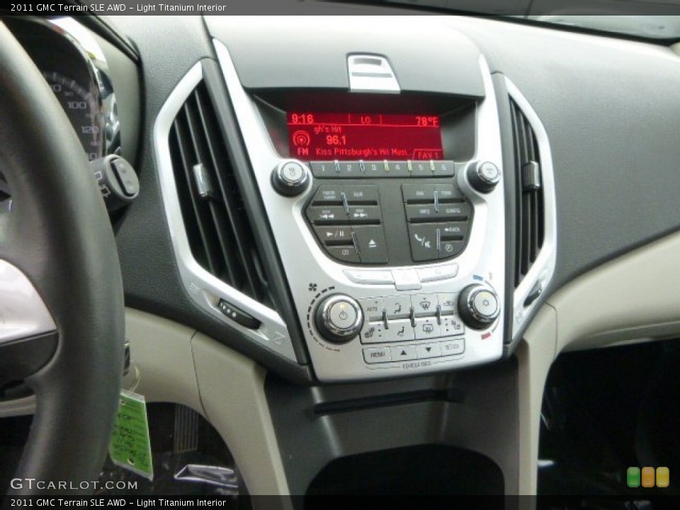 Light Titanium Interior Controls for the 2011 GMC Terrain SLE AWD #86389173