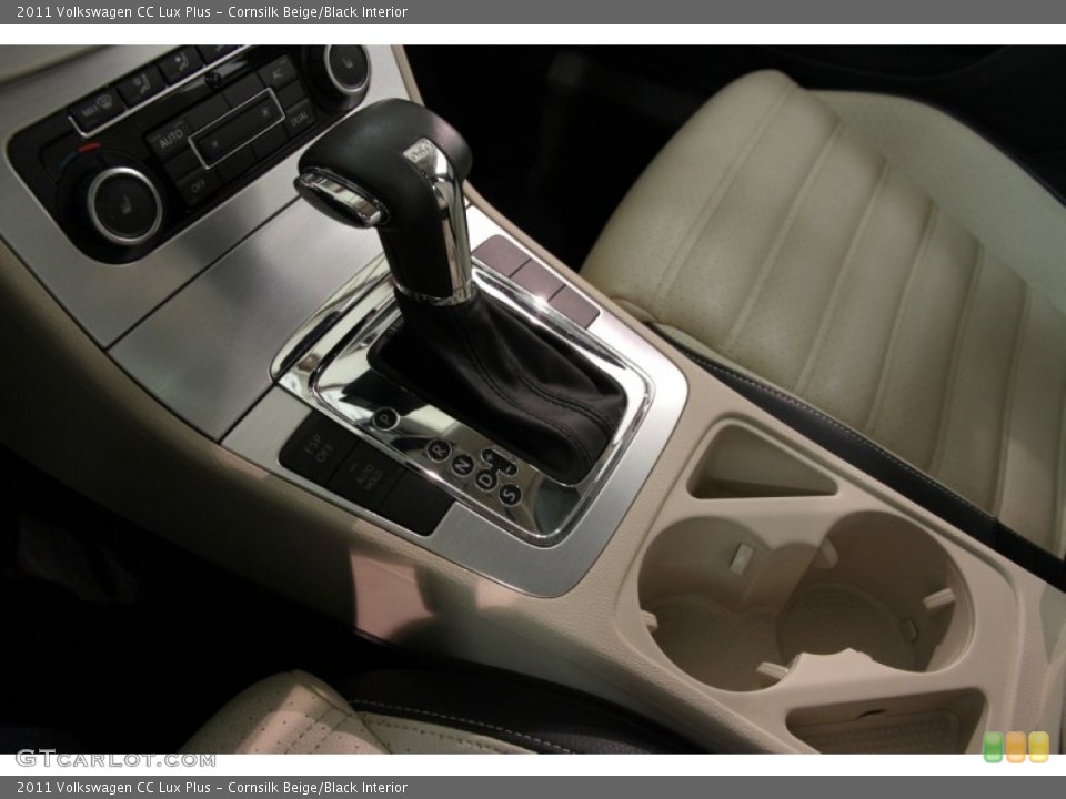 Cornsilk Beige/Black Interior Transmission for the 2011 Volkswagen CC Lux Plus #86389670