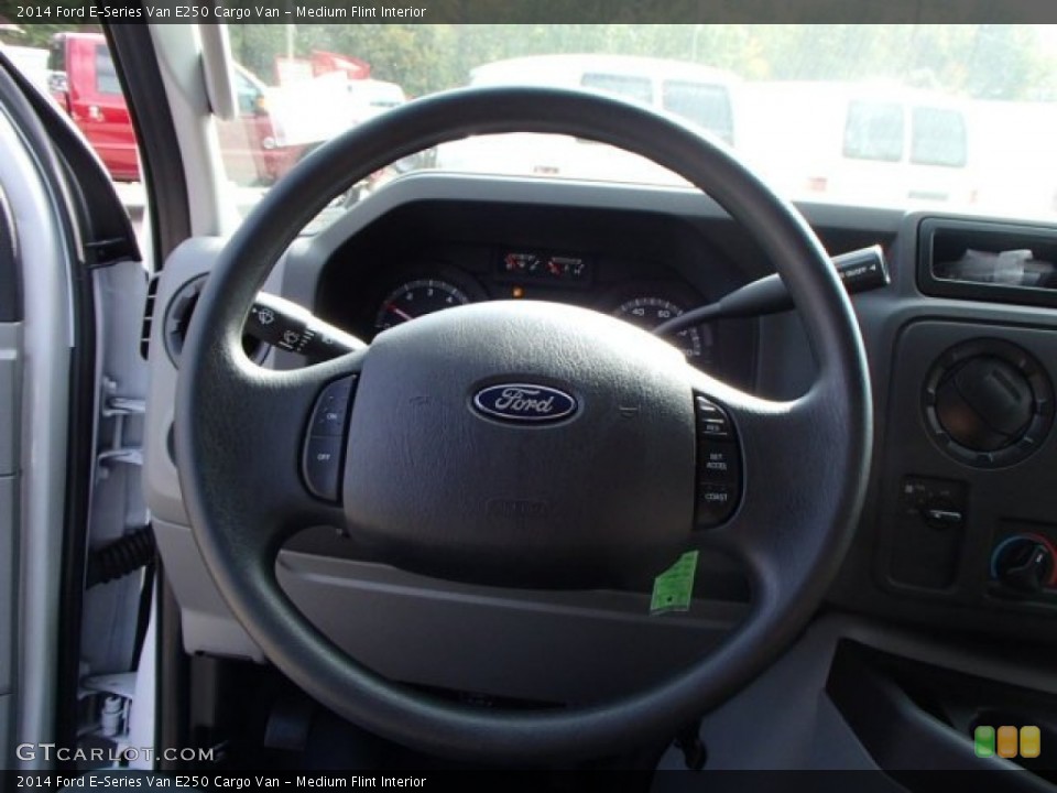 Medium Flint Interior Steering Wheel for the 2014 Ford E-Series Van E250 Cargo Van #86389725