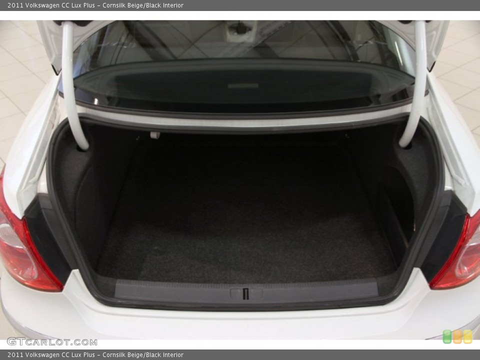 Cornsilk Beige/Black Interior Trunk for the 2011 Volkswagen CC Lux Plus #86389788