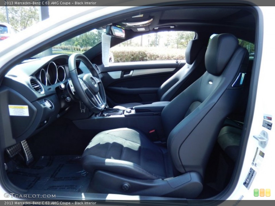 Black Interior Photo for the 2013 Mercedes-Benz C 63 AMG Coupe #86391876