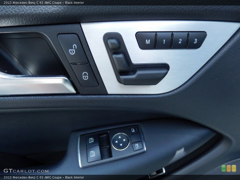 Black Interior Controls for the 2013 Mercedes-Benz C 63 AMG Coupe #86391915