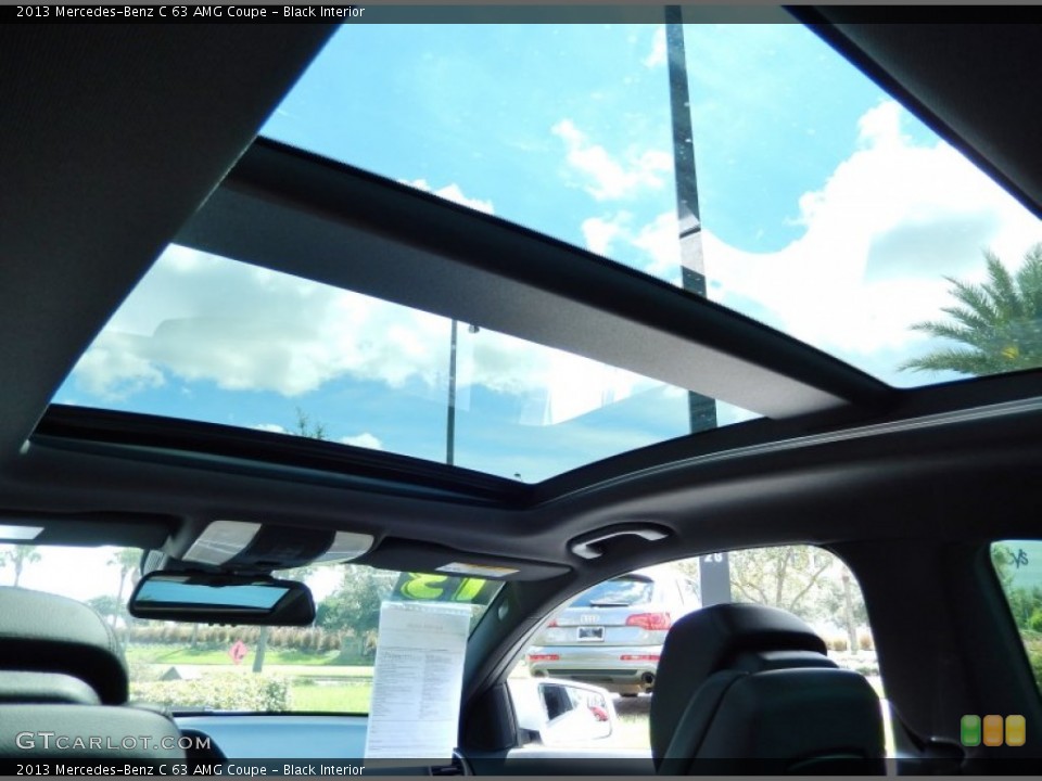 Black Interior Sunroof for the 2013 Mercedes-Benz C 63 AMG Coupe #86391984