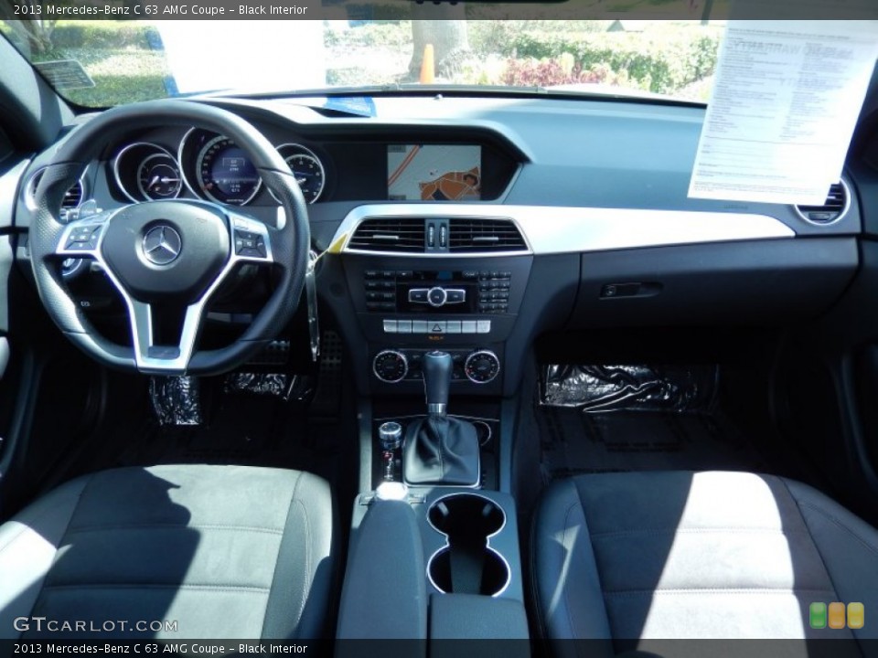 Black Interior Dashboard for the 2013 Mercedes-Benz C 63 AMG Coupe #86391999