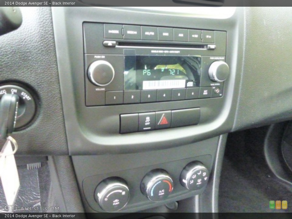 Black Interior Controls for the 2014 Dodge Avenger SE #86394589